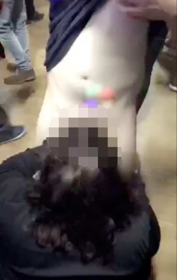 Girl performed crude act on three men before carrying on dancing 