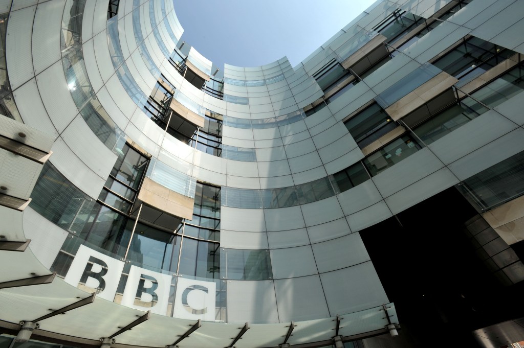  A view of BBC Broadcasting House in Portland Place, London, as Culture Secretary John Whittingdale unveiled the Government's White Paper on the future of the corporation, confirming that the BBC is to have a new unitary board with a majority of members independent of the Government.