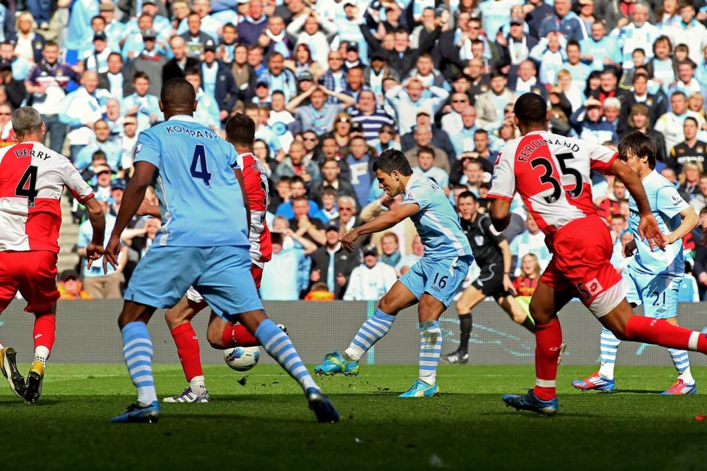  Sergio Aguero nets astonishing late winner to clinch the Premier League title for Manchester City