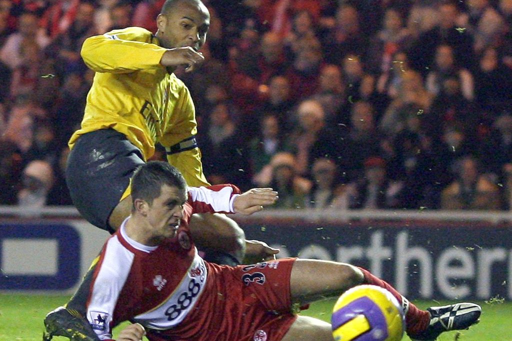  Thierry Henry slides in in outrageous game against Middlesbrough