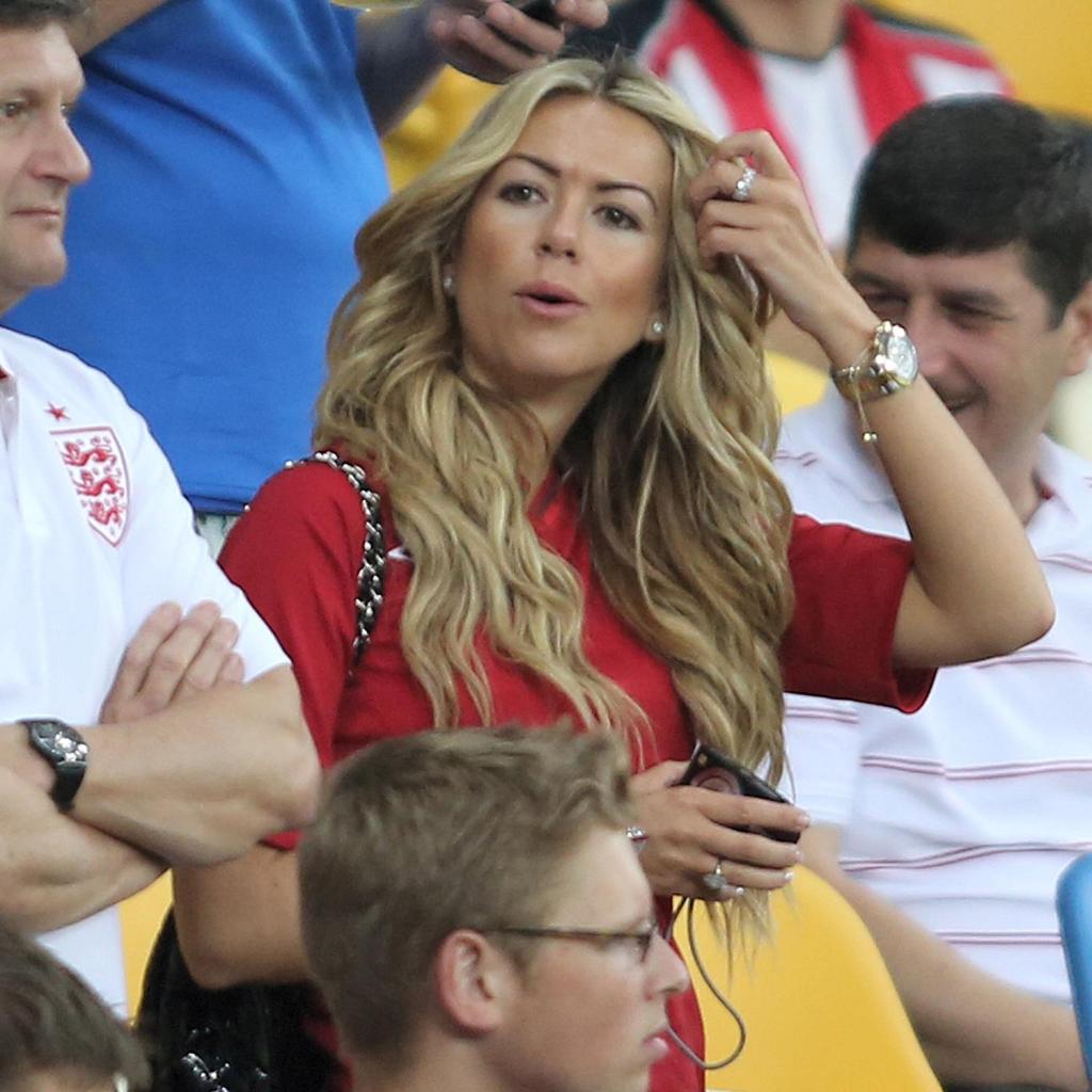 Kimberly watched England play Sweden from the stands at Euro 2012