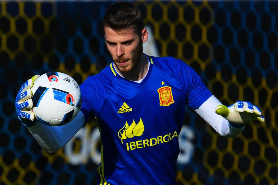  Manchester United ace David De Gea is expected to start for Spain