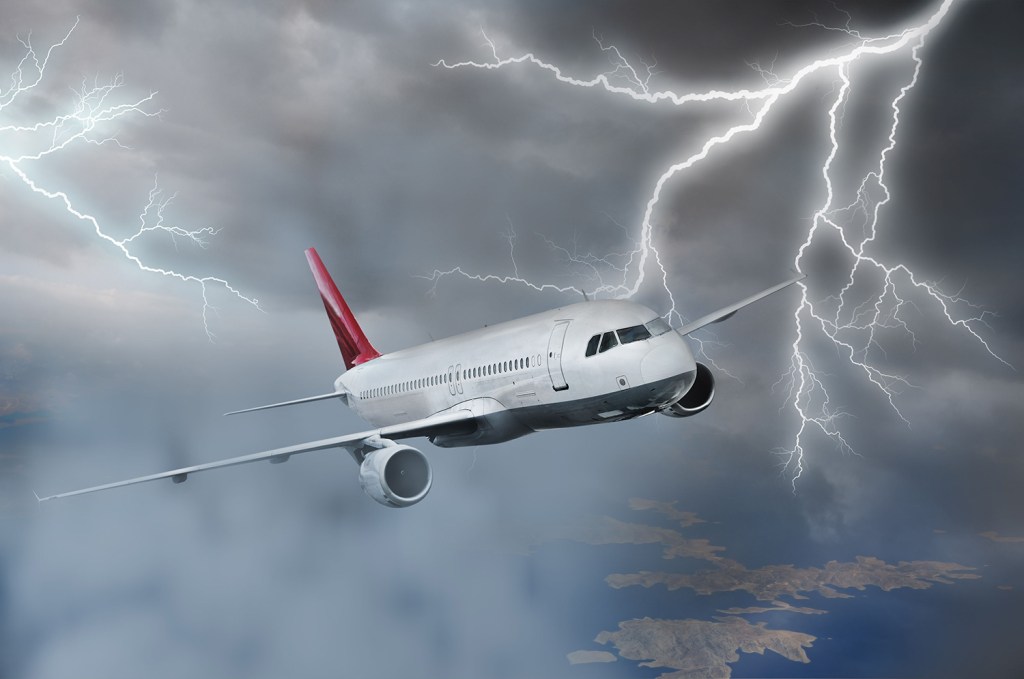  Most people assume that lightning is dangerous for planes, when it is snow which presents the greatest danger