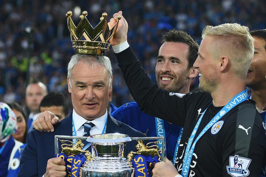  Ranieri is now king of England after the title triumph