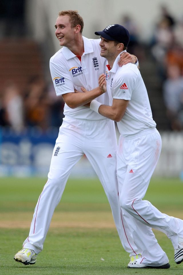 James Anderson reckons his partnership with Stuart Broad is part of the reason for his, and England's, success