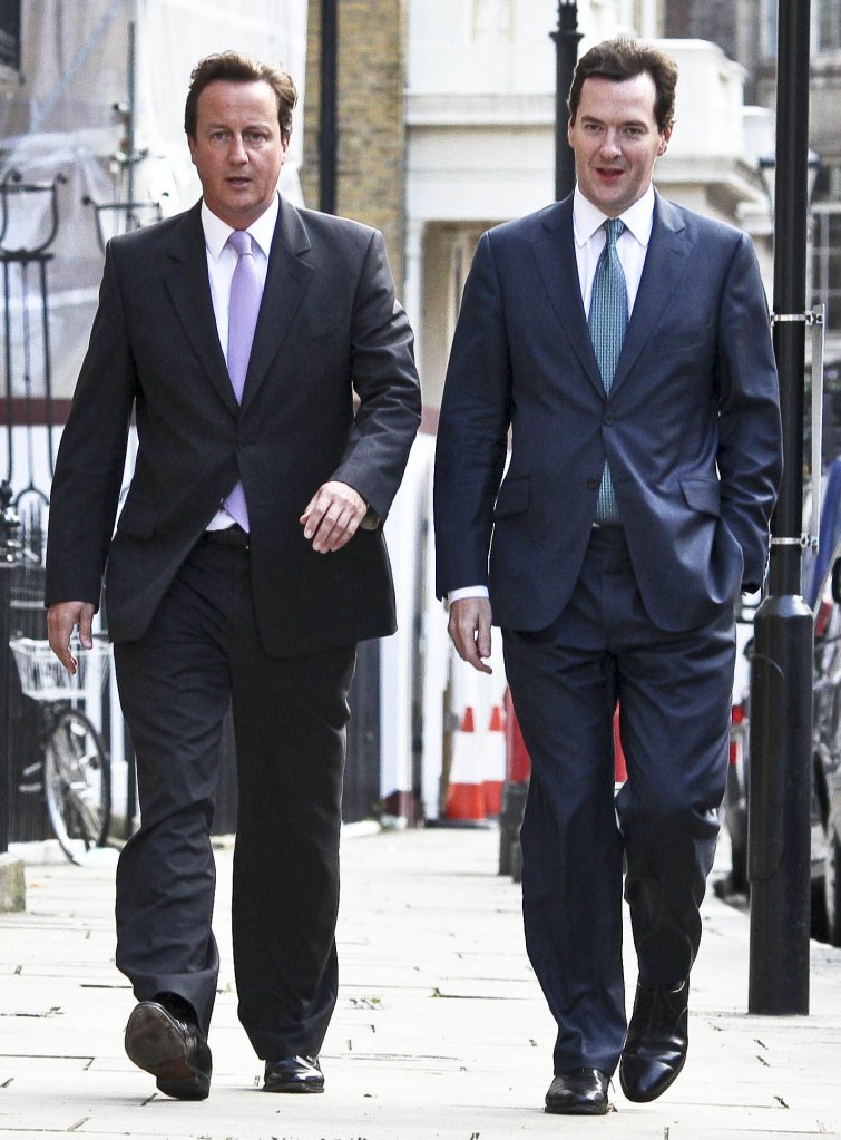 David Cameron and George Osborne 