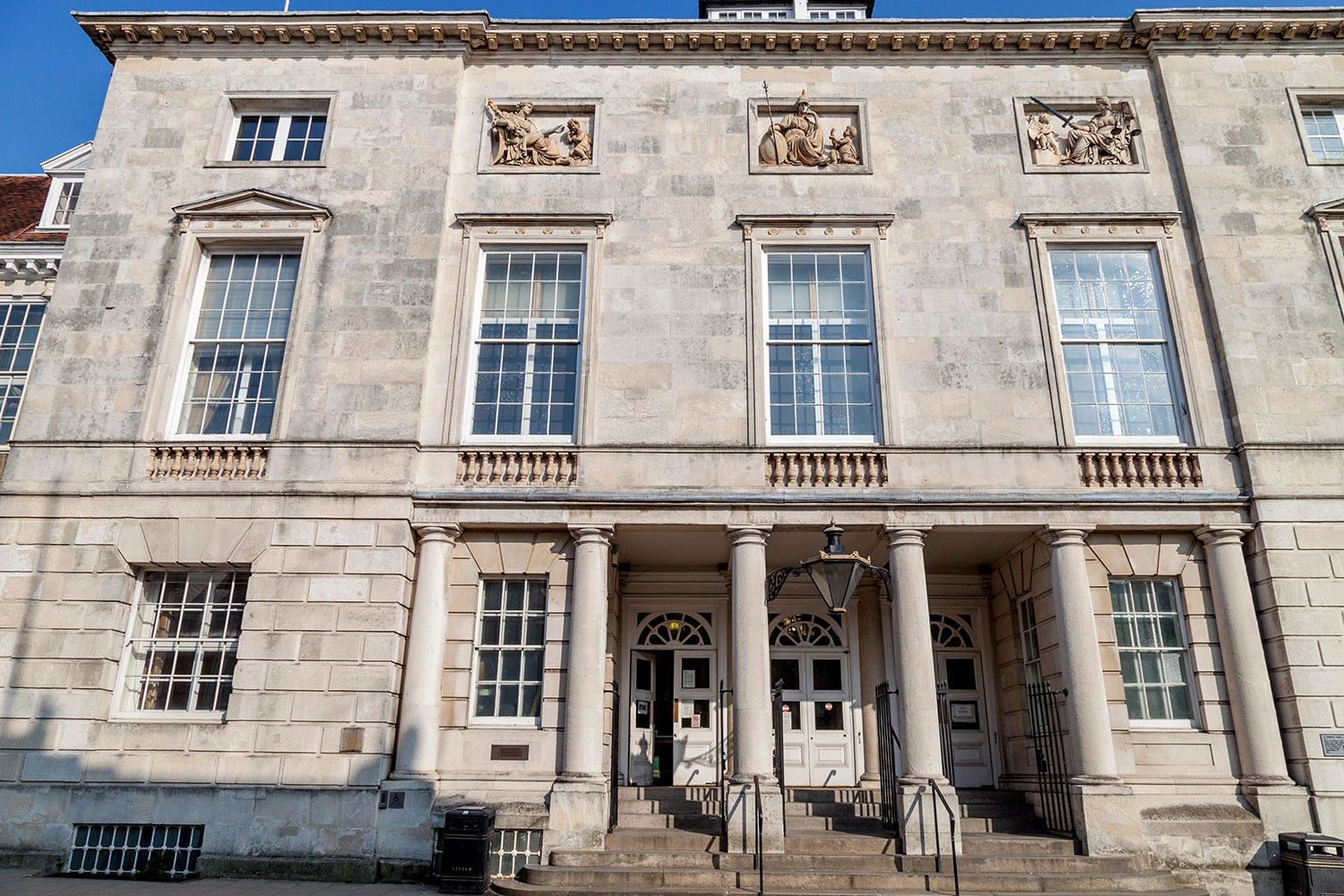 The trial continues at Lewes Crown Court where Thomas stands accused of rape