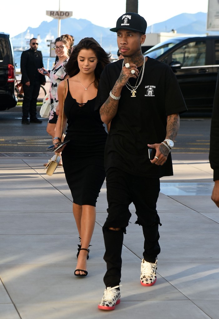 Tyga and Demi Rose Mawby in Cannes