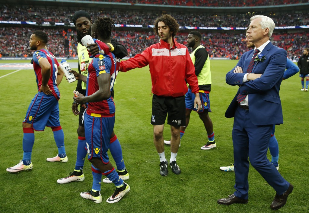 Eagles boss Alan Pardew reflects on FA Cup final extra-time agony against Manchester United