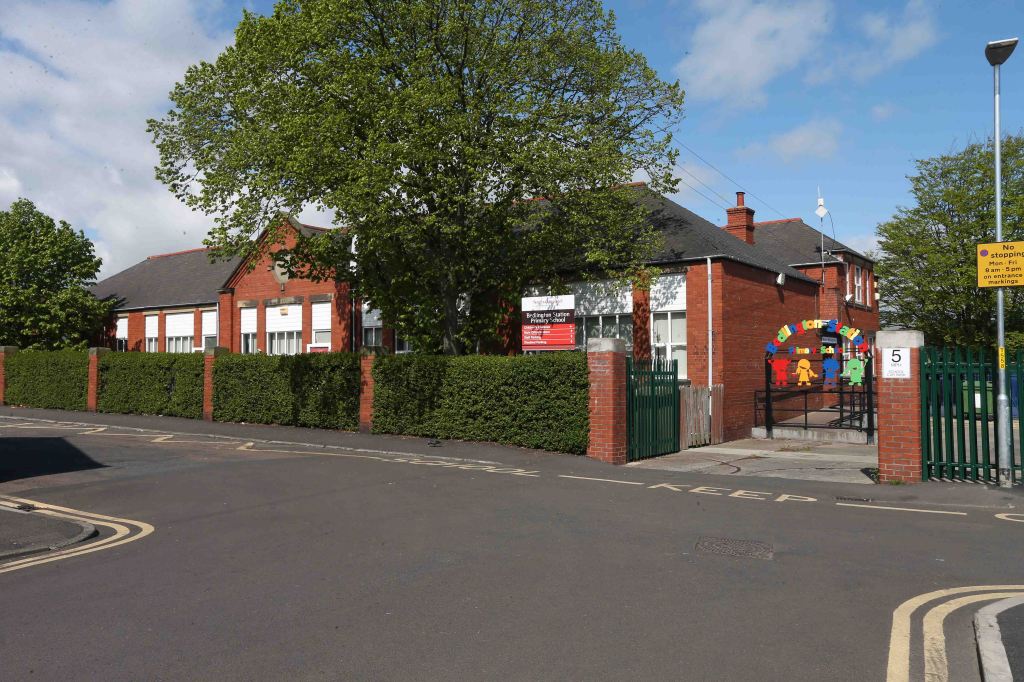  Two children as young as eight were caught with cannabis in the school playground. Northumbria Police was called to Bedlington Station Primary School