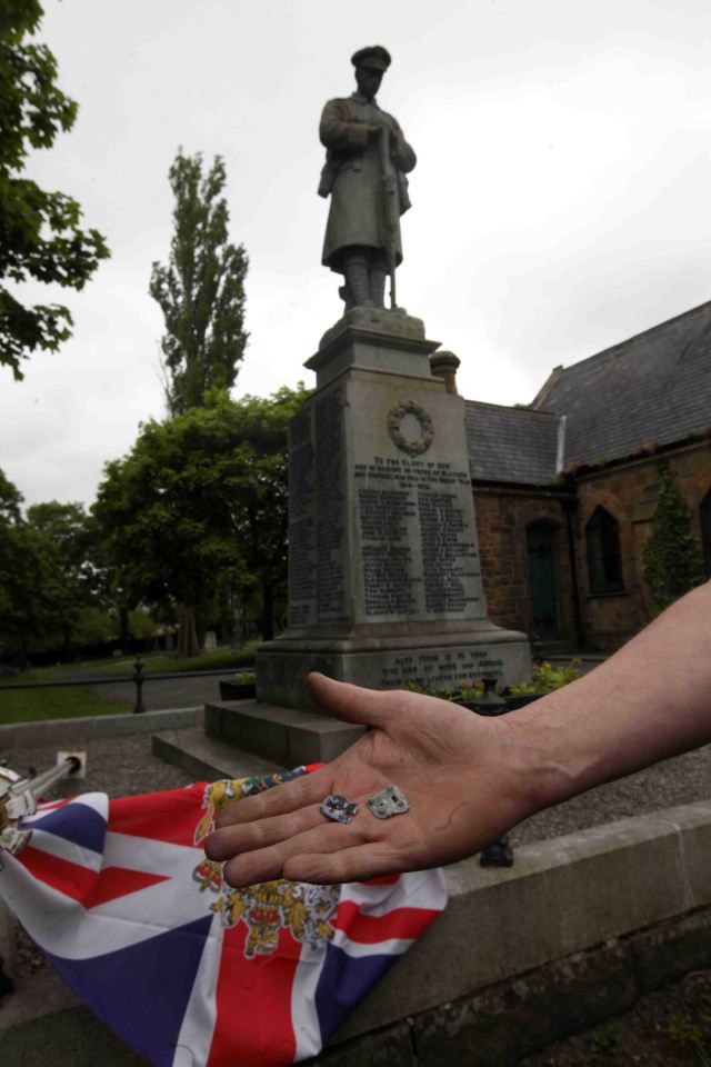  Vandals tore out letters from a First World War memorial in Gateshead