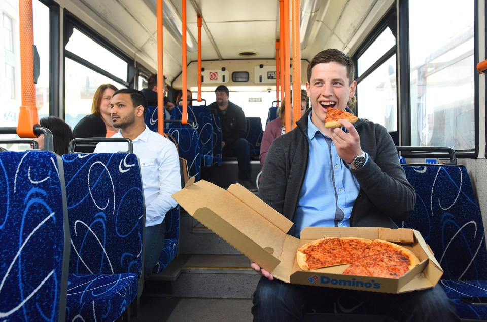  The deliveries are set to cause food envy from fellow passengers during its trial run in Lancashire