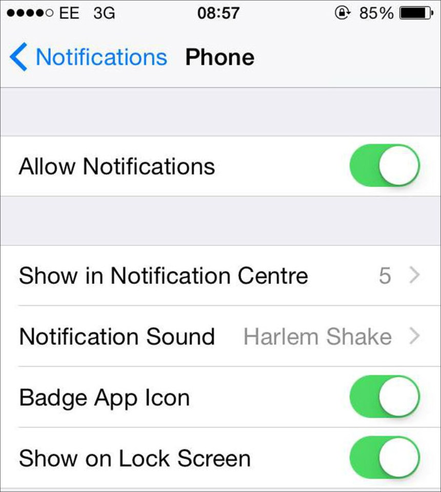 This gives you the ability to choose which applications you don't want to receive notifications from