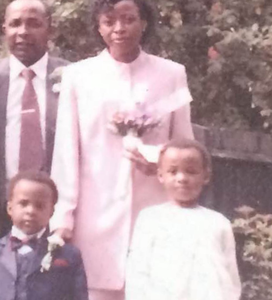 Princess with her brother, mum and dad at their wedding. She'd always had a very open relationship with her family and they trusted her on other well-known social media sites