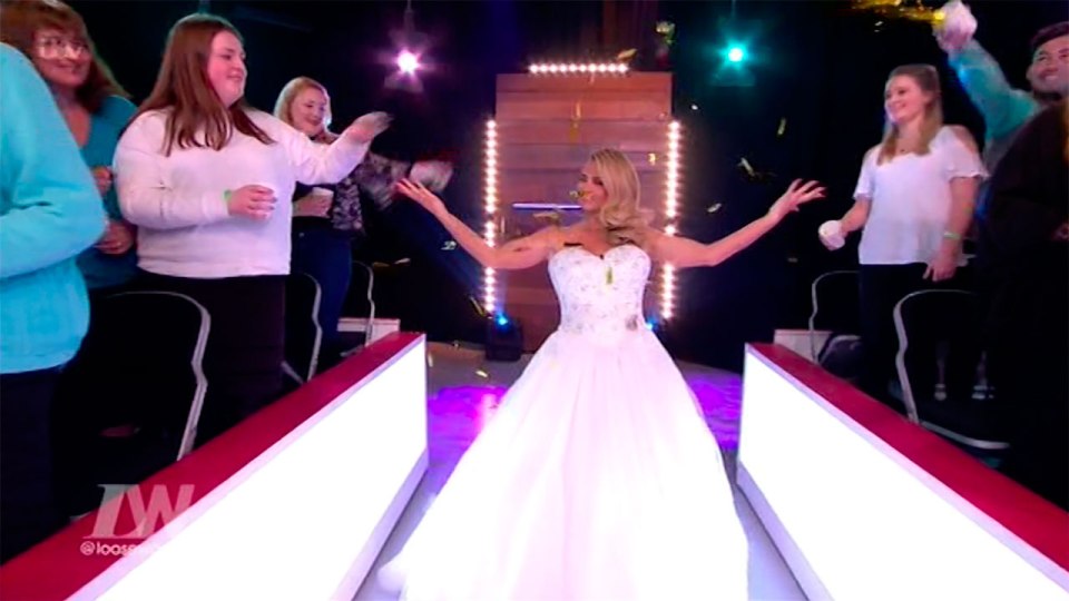  Katie even wore a wedding dress on Loose Women