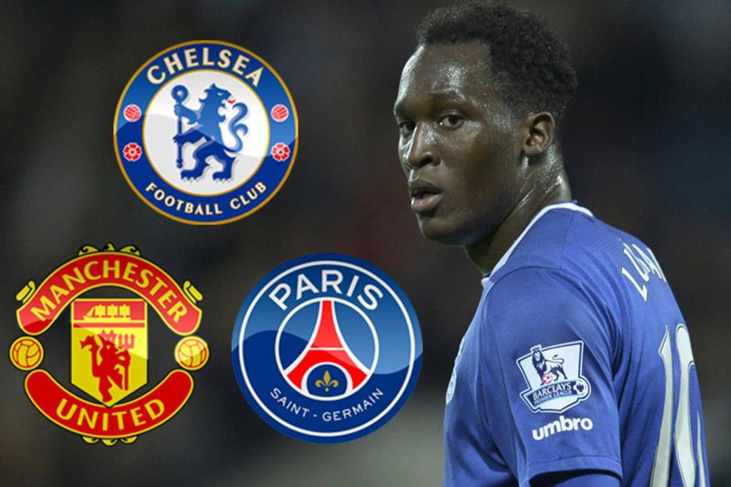 Romelu Lukaku is being chased by Man Utd, Chelsea and Paris Saint Germain