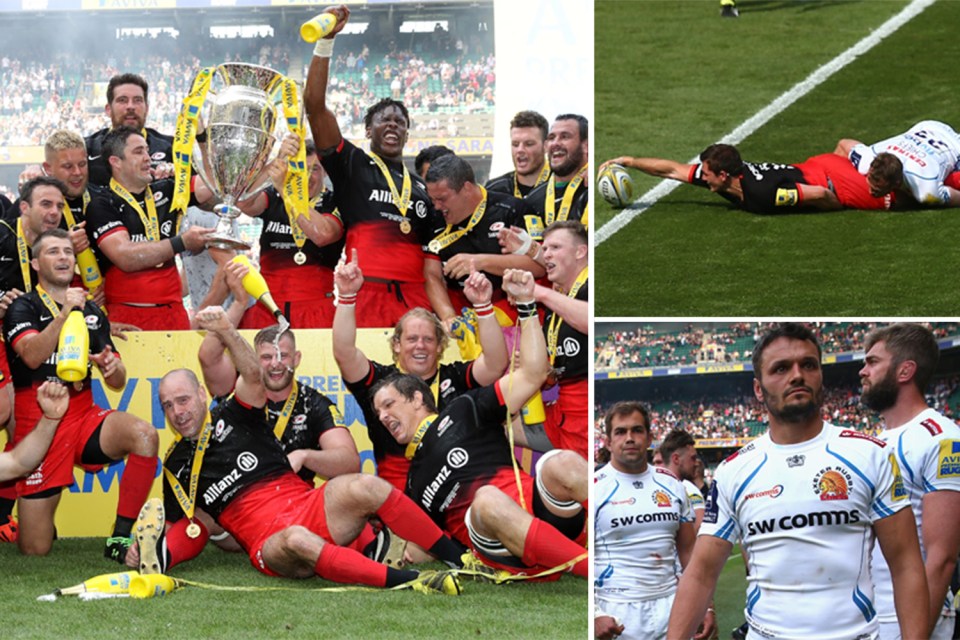 Saracens completed a historic double with a win over Exeter in the Premiership final