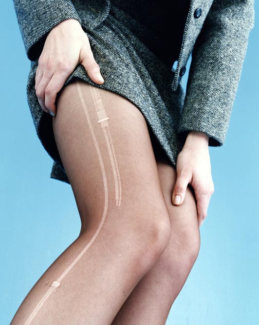 The company's founder Edzard van der Wyck said every woman secretly hates tights