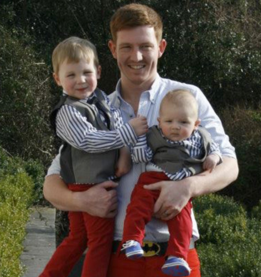 Toby, Jason and George on our wedding day March 2013