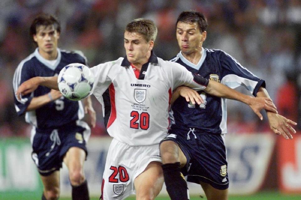 England return to Saint-Etienne where they played Argentina in the 1998 World Cup