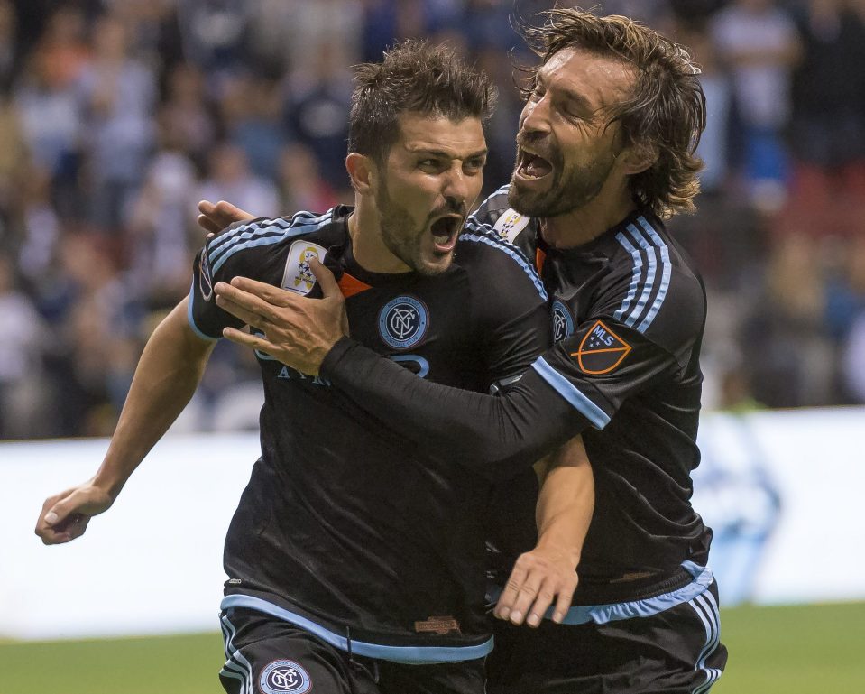  Ex-Spain star David Villa and Andrea Pirlo are amongst the biggest names in the MLS