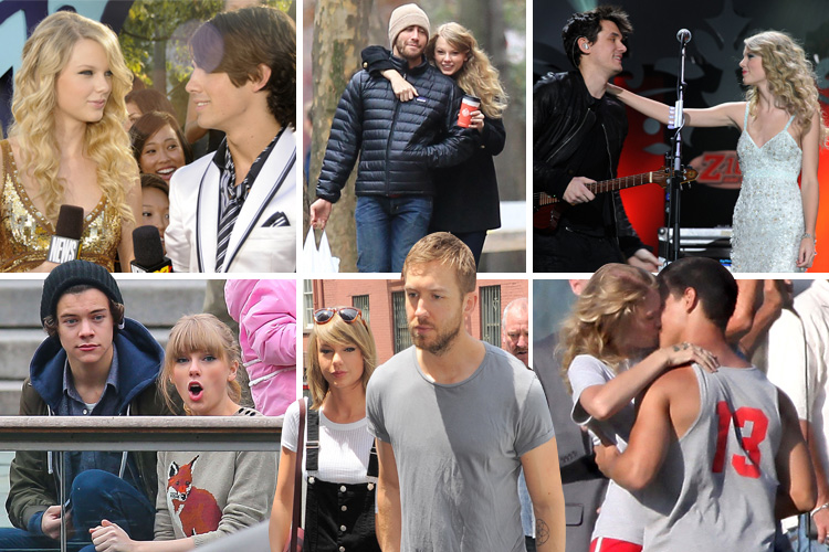  They are never ever ever, getting back together: Taylor Swift's seven men in seven years.