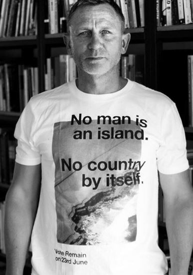  Daniel Craig is the latest star to back Remain