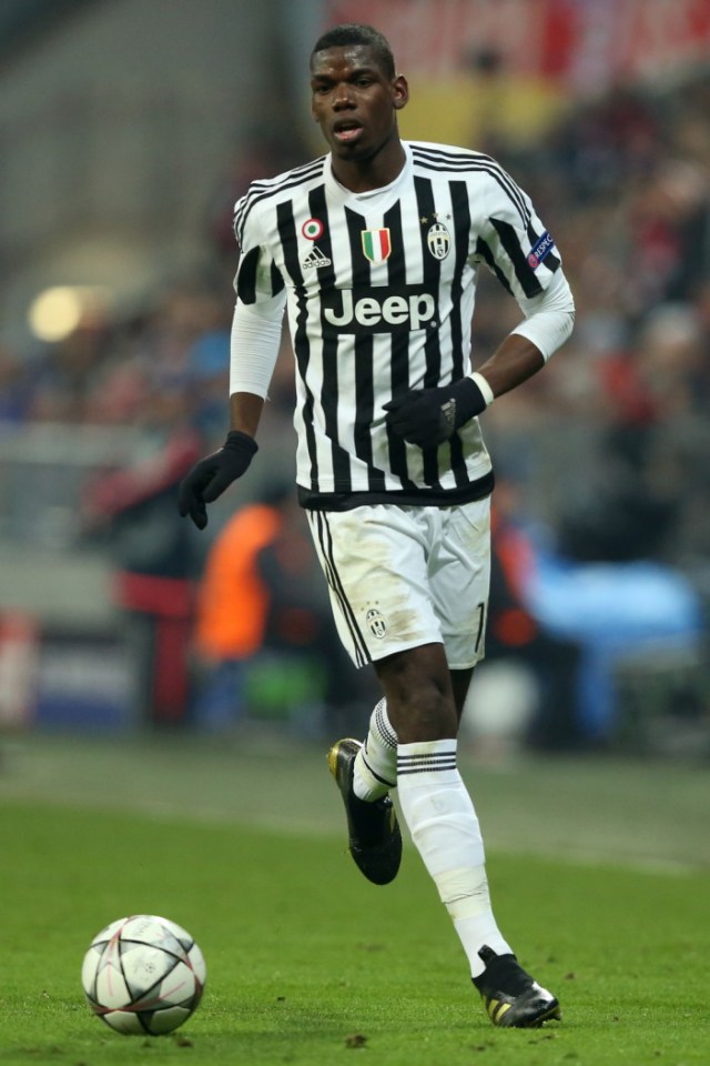 FILE PHOTO: Manchester United have made contact over a deal for Paul Pogba but the Juventus midfielder is waiting to see if Real Madrid make a move, according to reports Juventus' Paul Pogba ... Bayern Munich v Juventus - UEFA Champions League - Round of 16 - Second Leg - Allianz Arena ... 16-03-2016 ... Photo credit should read: Adam Davy/EMPICS Sport. Unique Reference No. 25932596 ...