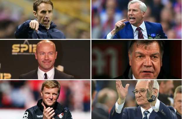 Six of the names in the frame for the England managers job