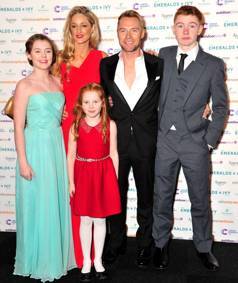 ronan keating with storm wife and family