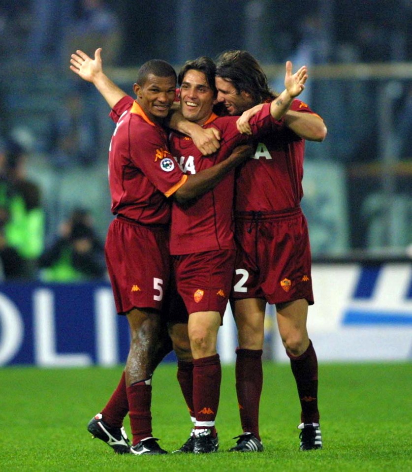  Vincenzo Montella formed a great partnership at Roma with Gabriel Batistuta