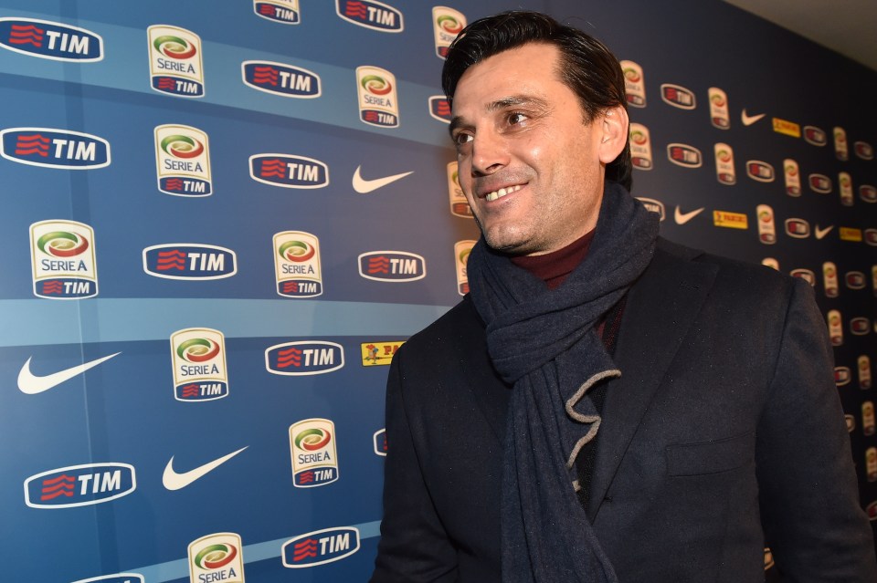  Vincenzo Montella has been appointed as AC Milan's new manager