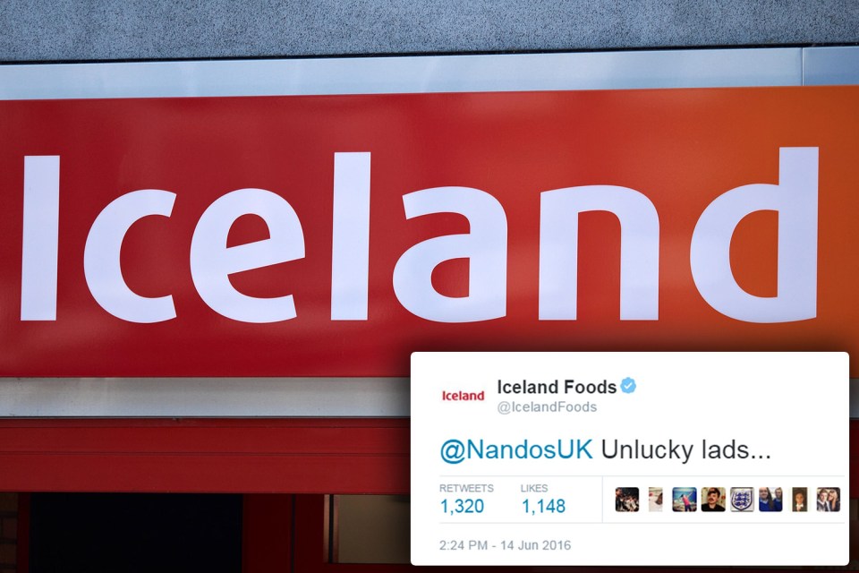  Iceland scored an own goal against fast food chain Nando's