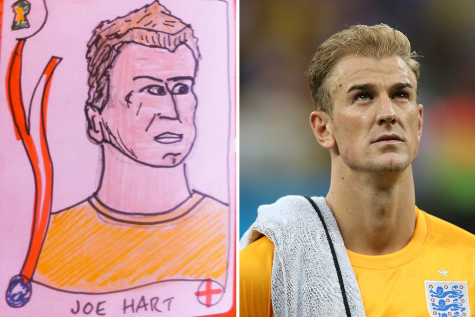  Joe Hart or Tony Hart? England stopper in the mix