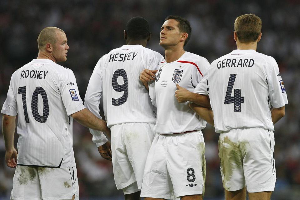 Playing Steven Gerrard and Frank Lampard never really worked for England