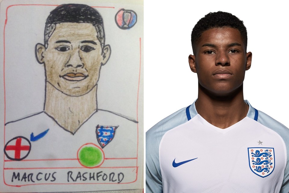  Starlet Rashford is in the faux-Panini collection