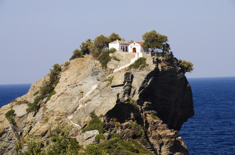  The Chapel of Agios Ioannis, which features in the film Mamma Mia!