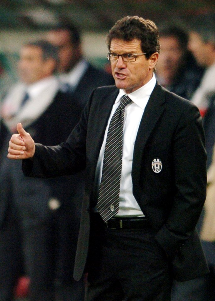  Fabio Capello left Roma to join Juventus as manager back in 2004