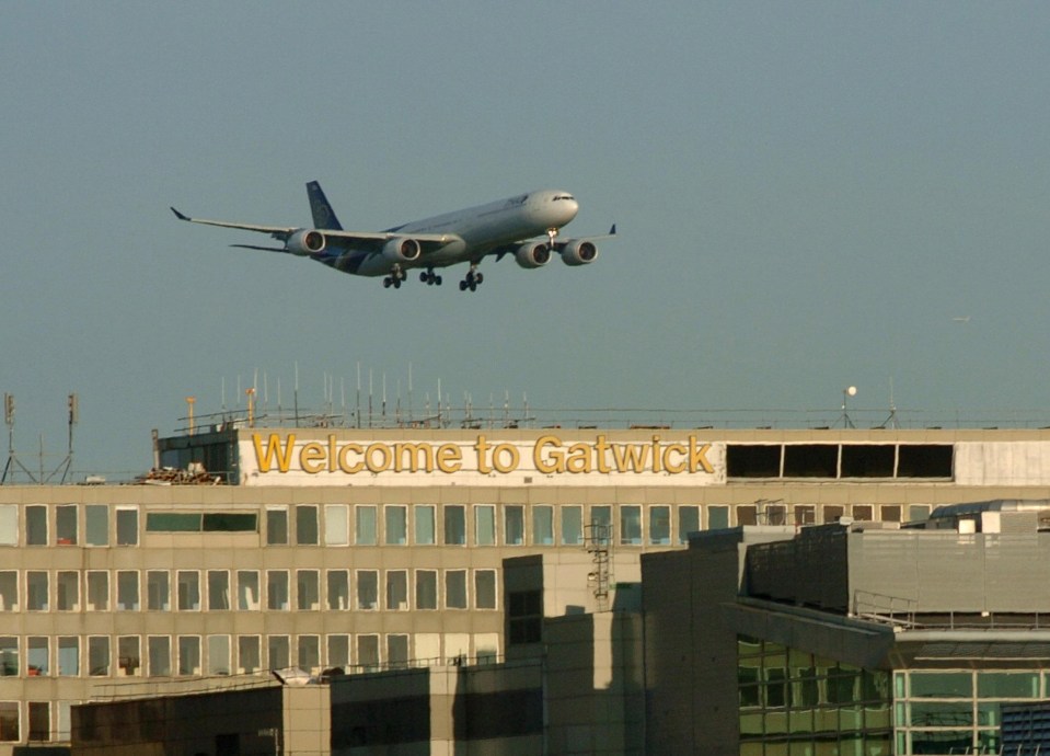 Flights diverted and cancelled from Gatwick airport after runway shuts due to hole in the runway