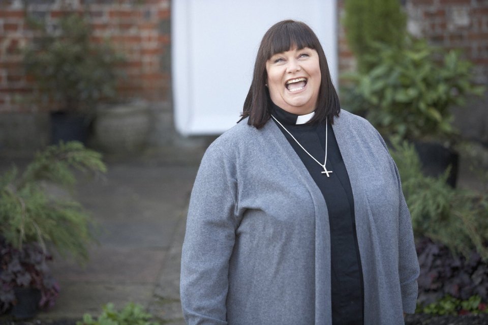 Dawn was a lot bigger during her Vicar of Dibley days