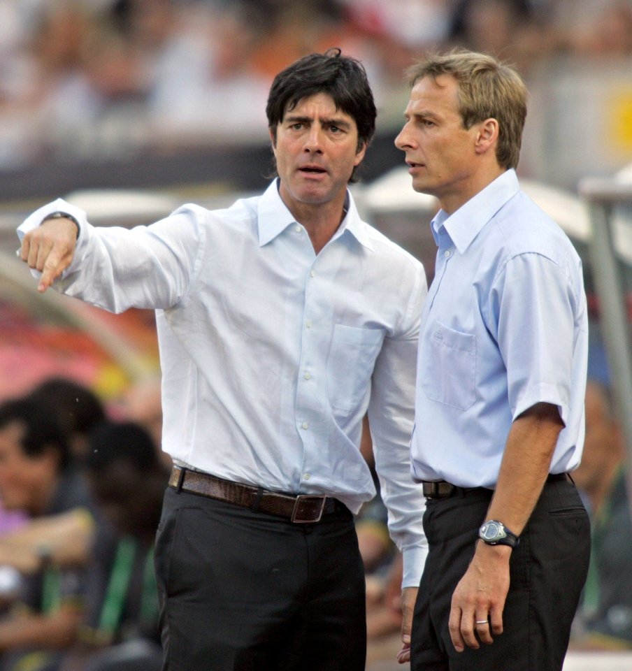 Jurgen Klinsmann managed Gemrnay back in 2006 with Joachim Loew as his deputy