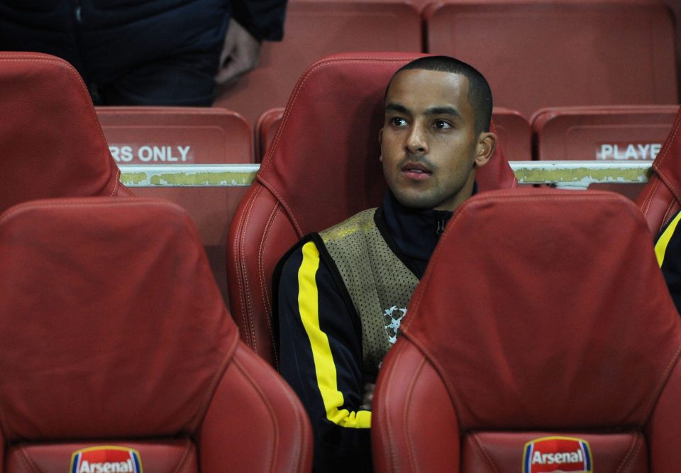  Walcott has spent so much of his Arsenal career injured or sitting on the bench