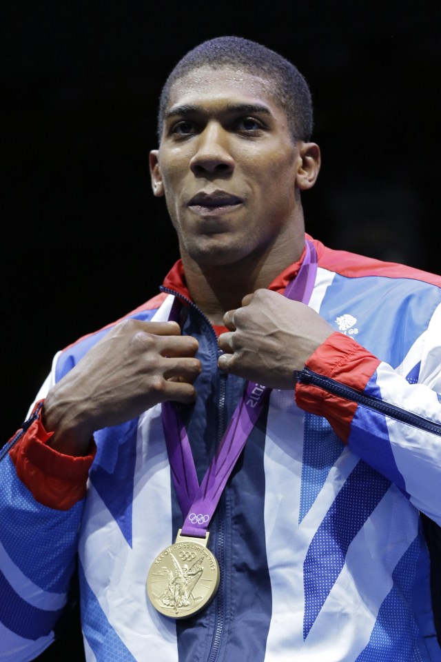 Anthony Joshua was crowned Olympic champion at the 2012 London Games