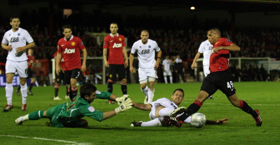  Ravel Morrison made just two first team appearances for Manchester United