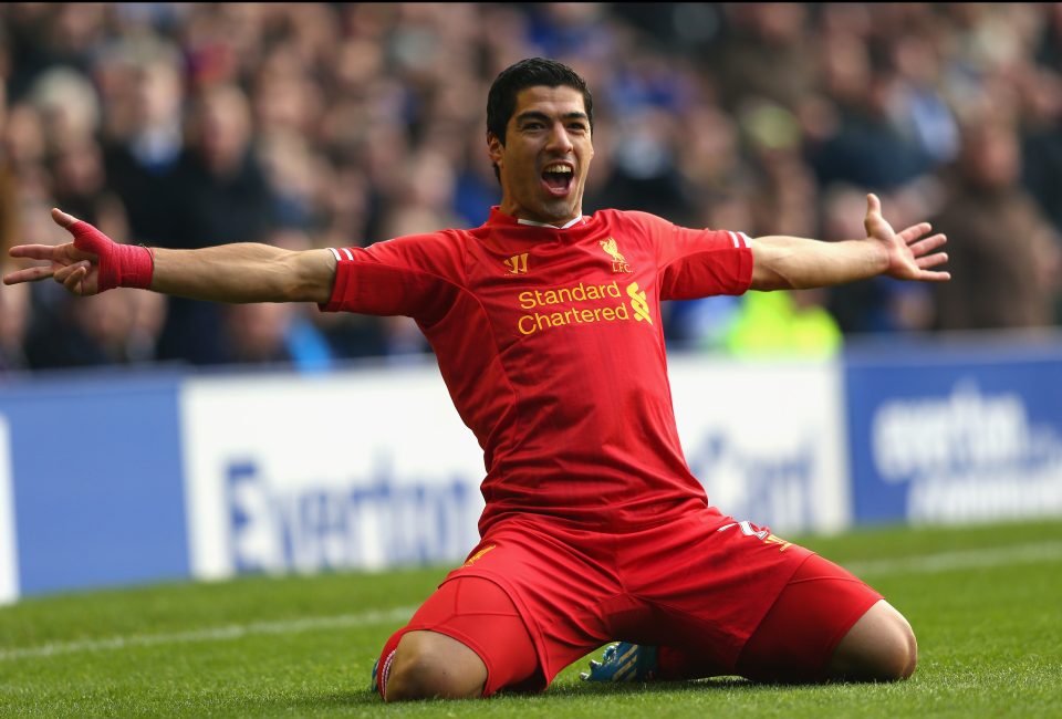  Luis Suarez almost inspired the Reds to the  title before joining Barcelona