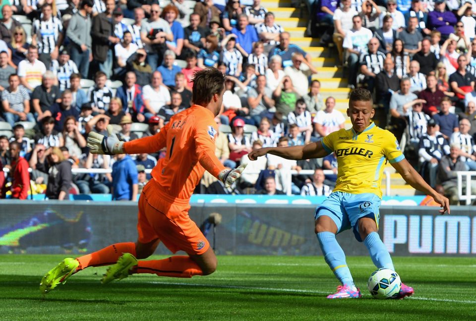  Dwight Gayle scores for Palace at Newcastle