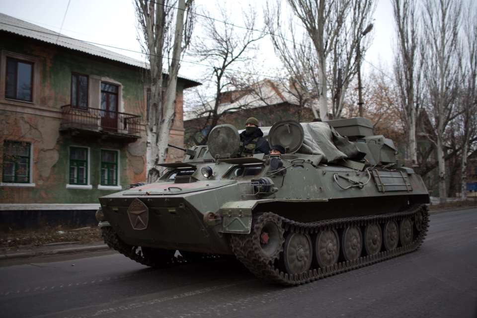 Russian armoured personnel carrier