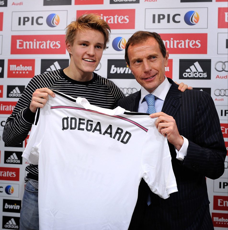  Martin Odegaard's transfer to Real Madrid was labelled a PR stunt