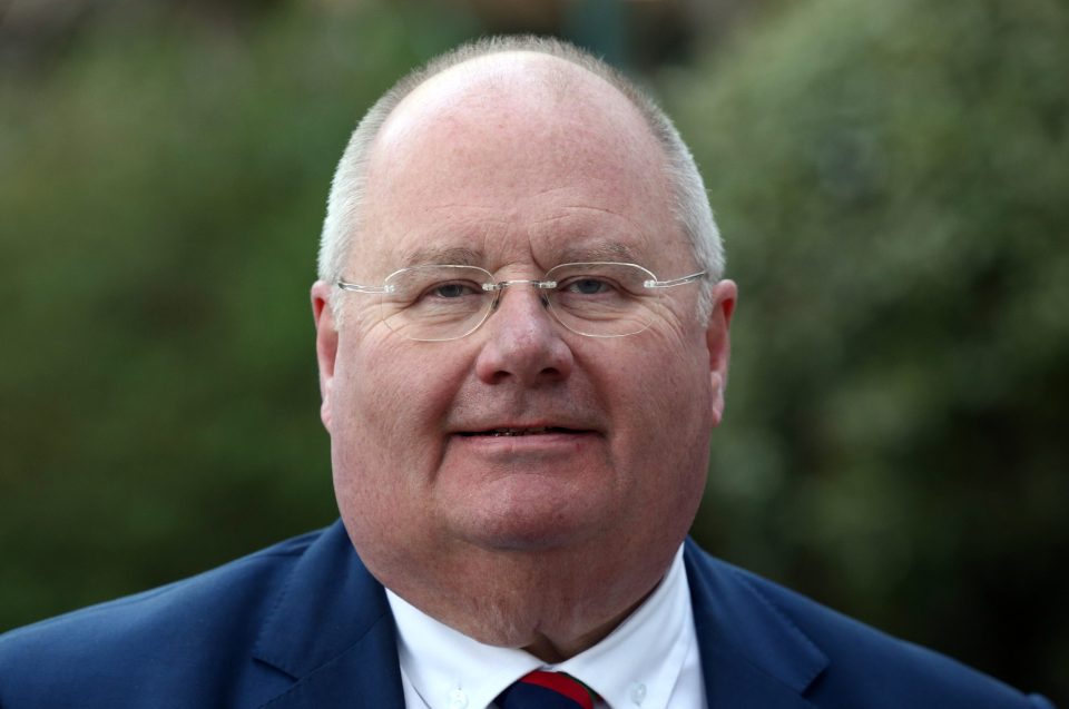  Former Communities Secretary Sir Eric Pickles said if overseas organisations are to get funding from us then they have to denounce violence in all its forms