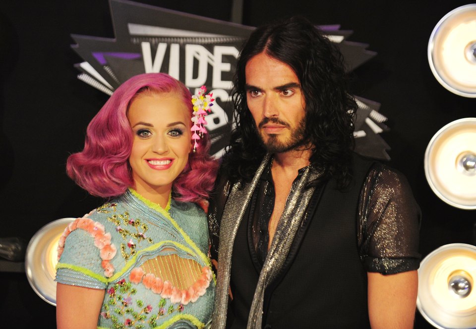 Katy Perry and Russell Brand